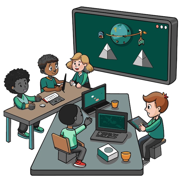 A computer science teacher explaining a concept to a student in a one-on-one setting. The teacher is using a laptop and whiteboard to illustrate the idea.