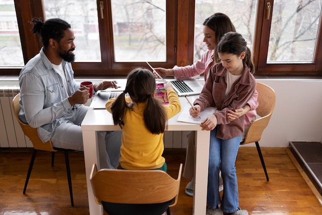 A group of diverse students are participating in a university-sponsored mentoring program. The setting is a casual meeting in a student lounge.