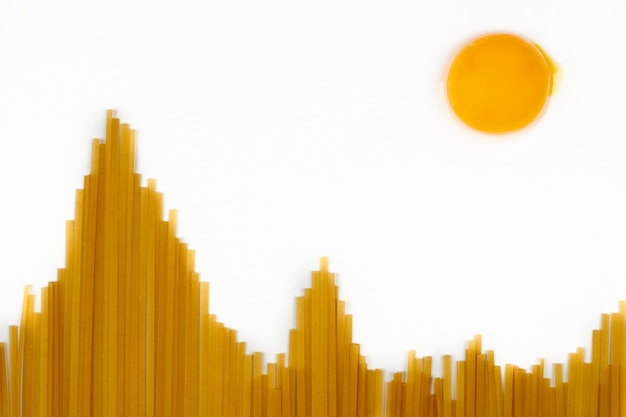 An upward-trending bar graph overlaid on an image of a city skyline, symbolizing growth and financial success for a small business.