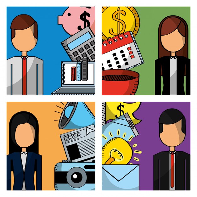 A visual representation of different compensation models for financial planners, such as fee-only, commission-based, and fee-based, each illustrated with a simple graphic.