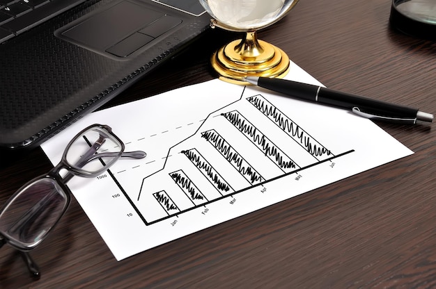 A graph showing growth of investment over time, visually representing the potential of strategic financial planning for inheritance.