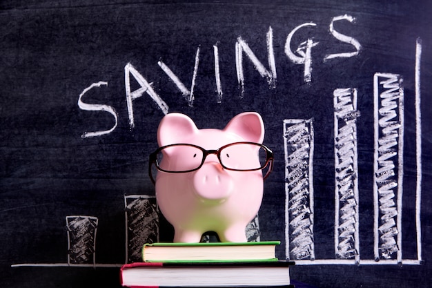 A graphical representation of tax-advantaged savings, showing money growing inside containers labeled 